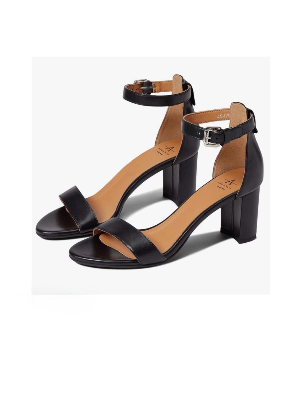 Aquatalia Sadey leather ankle strap sandals size 8 NWT